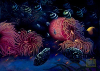 Coral Reef 3  36"x48"